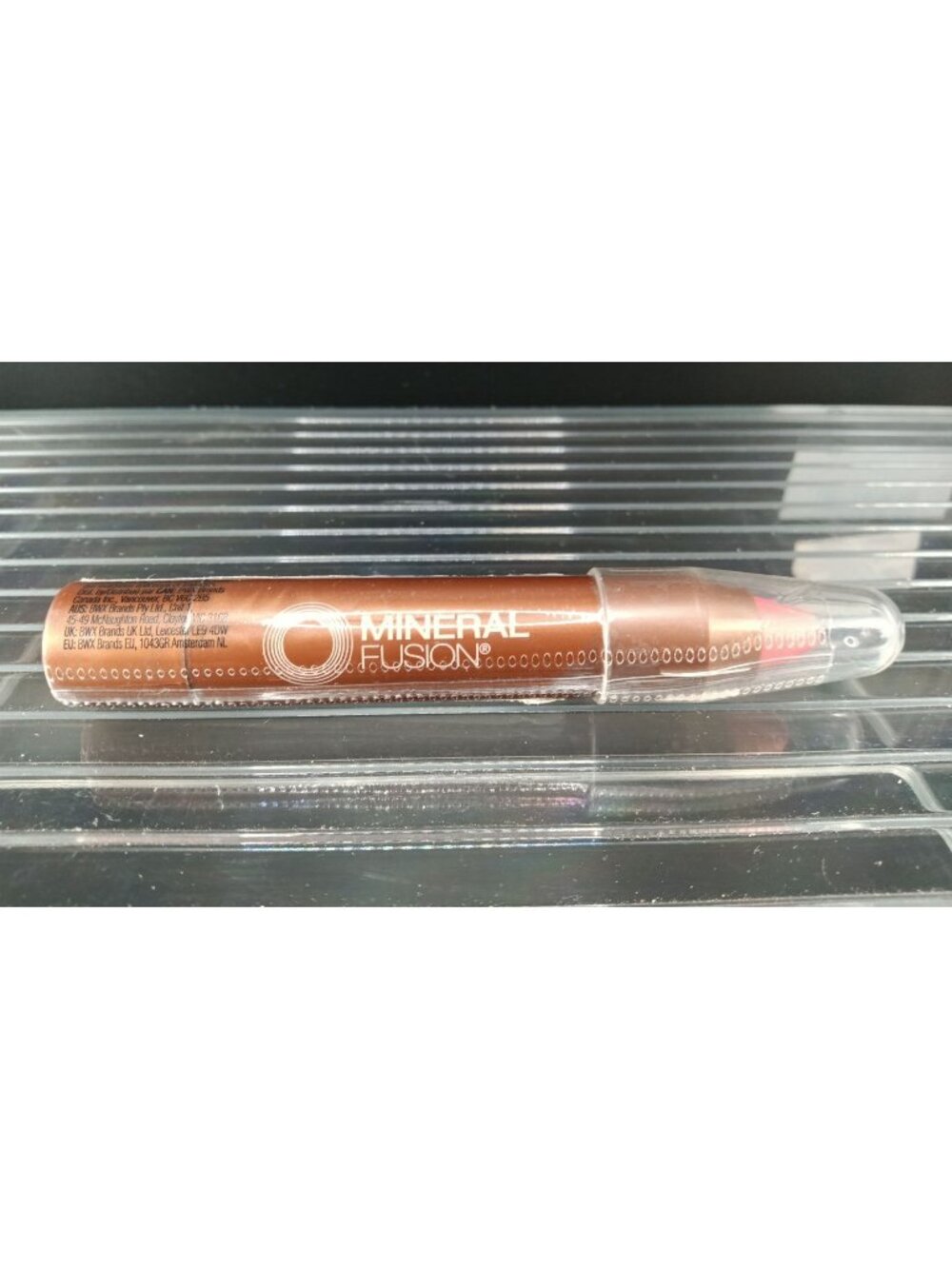 Mineral Fusion Sheer Moisture Lip Tint Shimmer 0.1 Oz Tube